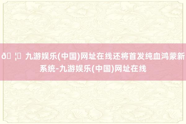 🦄九游娱乐(中国)网址在线还将首发纯血鸿蒙新系统-九游娱乐(中国)网址在线