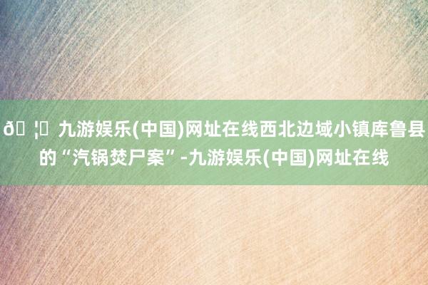 🦄九游娱乐(中国)网址在线西北边域小镇库鲁县的“汽锅焚尸案”-九游娱乐(中国)网址在线
