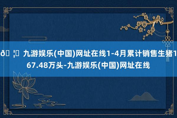 🦄九游娱乐(中国)网址在线1-4月累计销售生猪167.48万头-九游娱乐(中国)网址在线