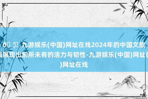 🦄九游娱乐(中国)网址在线2024年的中国文旅阛阓展现出前所未有的活力与韧性-九游娱乐(中国)网址在线