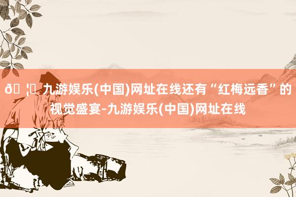 🦄九游娱乐(中国)网址在线还有“红梅远香”的视觉盛宴-九游娱乐(中国)网址在线