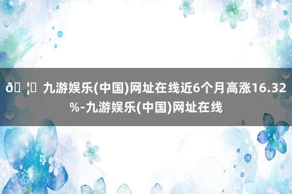 🦄九游娱乐(中国)网址在线近6个月高涨16.32%-九游娱乐(中国)网址在线