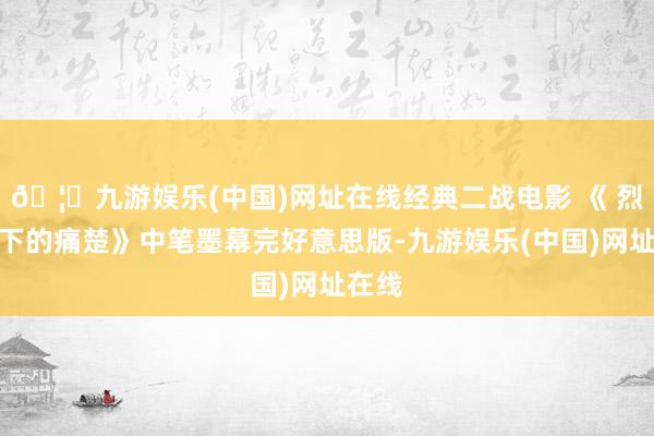 🦄九游娱乐(中国)网址在线经典二战电影 《 烈日之下的痛楚》中笔墨幕完好意思版-九游娱乐(中国)网址在线
