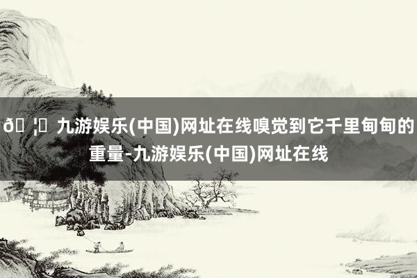 🦄九游娱乐(中国)网址在线嗅觉到它千里甸甸的重量-九游娱乐(中国)网址在线