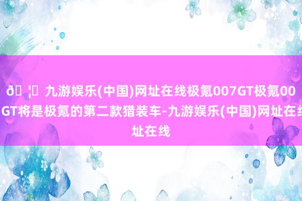 🦄九游娱乐(中国)网址在线极氪007GT极氪007GT将是极氪的第二款猎装车-九游娱乐(中国)网址在线