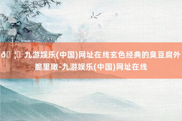 🦄九游娱乐(中国)网址在线玄色经典的臭豆腐外脆里嫩-九游娱乐(中国)网址在线