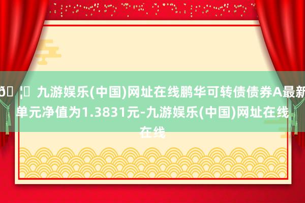 🦄九游娱乐(中国)网址在线鹏华可转债债券A最新单元净值为1.3831元-九游娱乐(中国)网址在线