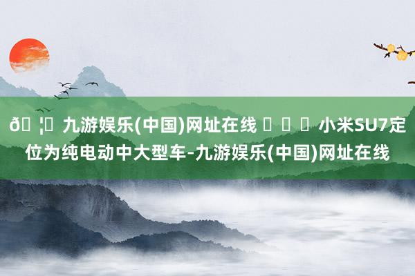 🦄九游娱乐(中国)网址在线 ​​​小米SU7定位为纯电动中大型车-九游娱乐(中国)网址在线