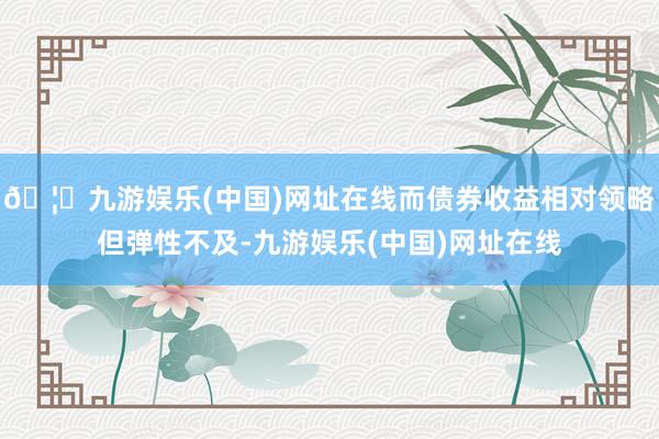 🦄九游娱乐(中国)网址在线而债券收益相对领略但弹性不及-九游娱乐(中国)网址在线