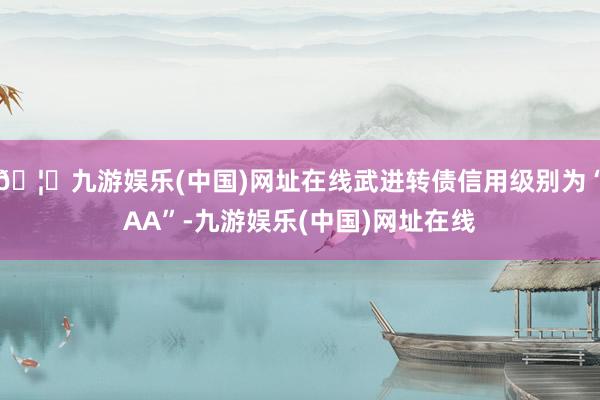 🦄九游娱乐(中国)网址在线武进转债信用级别为“AA”-九游娱乐(中国)网址在线