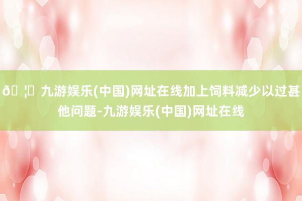 🦄九游娱乐(中国)网址在线加上饲料减少以过甚他问题-九游娱乐(中国)网址在线