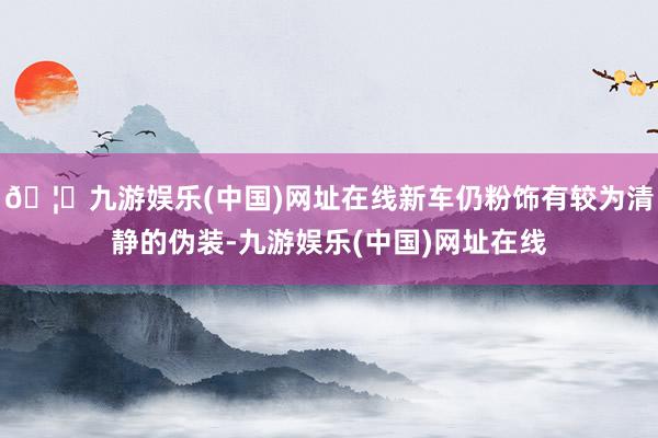 🦄九游娱乐(中国)网址在线新车仍粉饰有较为清静的伪装-九游娱乐(中国)网址在线