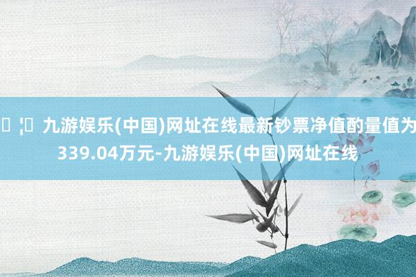 🦄九游娱乐(中国)网址在线最新钞票净值酌量值为3339.04万元-九游娱乐(中国)网址在线