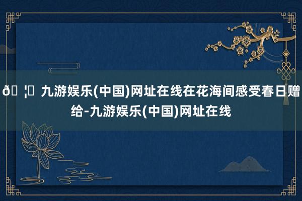 🦄九游娱乐(中国)网址在线在花海间感受春日赠给-九游娱乐(中国)网址在线