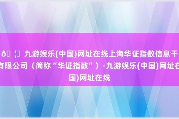 🦄九游娱乐(中国)网址在线上海华证指数信息干事有限公司（简称“华证指数”）-九游娱乐(中国)网址在线