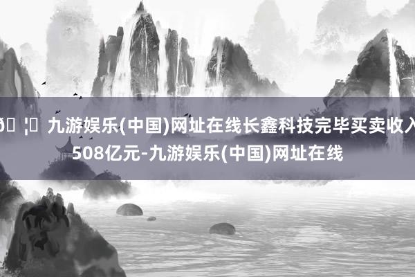🦄九游娱乐(中国)网址在线长鑫科技完毕买卖收入508亿元-九游娱乐(中国)网址在线
